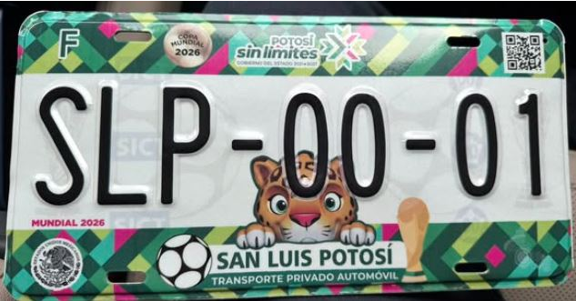 Secretaría de Finanzas estatales lanza placas especiales para motocicletas con motivo de evento deportivo global