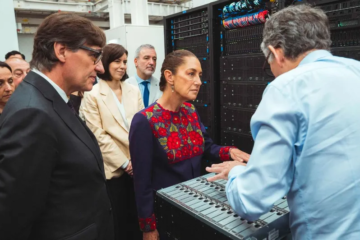 Mandataria mexicana conoce en España centro tecnológico que colabora en supercomputadora nacional