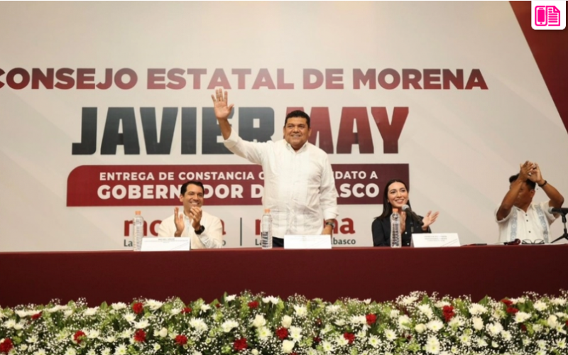 Morena definirá candidaturas municipales en Tabasco el próximo septiembre mediante coordinadores