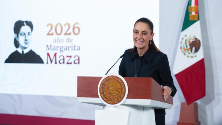 Presidenta Sheinbaum desmiente etiqueta comunista y define su gobierno como ‘humanismo mexicano’