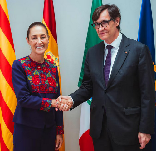 Sheinbaum establece alianza tecnológica con Cataluña para proyectos científicos compartidos