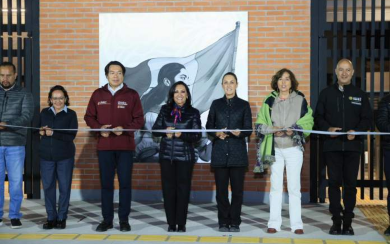 Sheinbaum y Cuéllar abren Universidad Rosario Castellanos en Teolocholco para más de 800 estudiantes