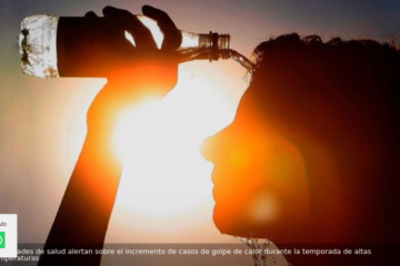 Autoridades sanitarias destacan recomendaciones para prevenir el golpe de calor durante olas intensas
