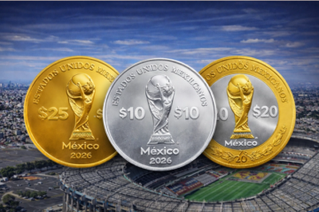 Banxico pone en circulación monedas conmemorativas del Mundial 2026 para uso cotidiano