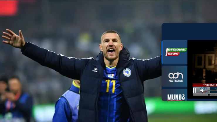Bosnia y Herzegovina revela su plantilla para el Mundial de Fútbol 2026 con Edin Dzeko como capitán