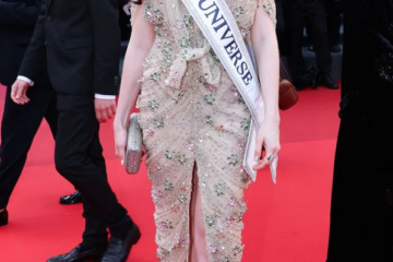 Fátima Bosch, ganadora mexicana de Miss Universe, realiza su primera aparición en el Festival de Cine de Cannes