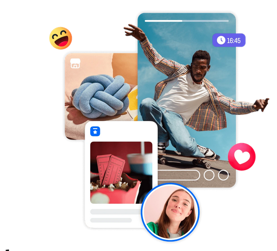 Interfaz de acceso a plataforma de redes sociales