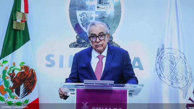 Mandataria federal niega versiones sobre paradero de gobernador sinaloense