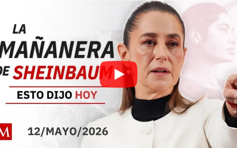 Presidenta Sheinbaum encabeza la conferencia de prensa matutina desde Palacio Nacional