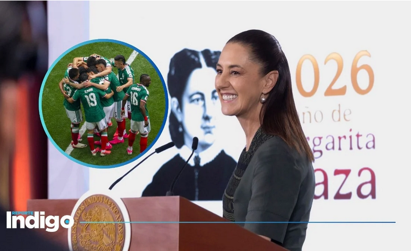 Claudia Sheinbaum elogia triunfo de la Selección Mexicana y señala a opositores