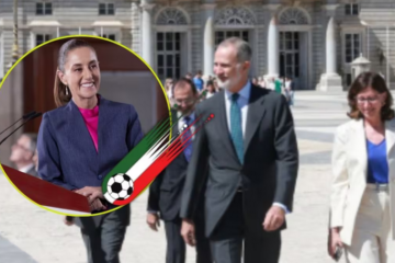Encuentro diplomático entre Felipe VI y Claudia Sheinbaum en Palacio Nacional previo al Mundial