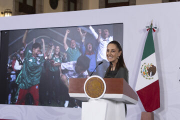 “A quien apuesta contra México, le va mal en todo”: la frase de Sheinbaum por el triunfo tras la inauguración del Mundial 2026