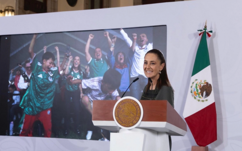 Presidenta Sheinbaum celebra éxito de inauguración mundialista y rechaza narrativas de caos en el país