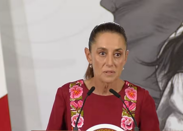 Sheinbaum encabeza su habitual rueda de prensa matutina desde Palacio Nacional
