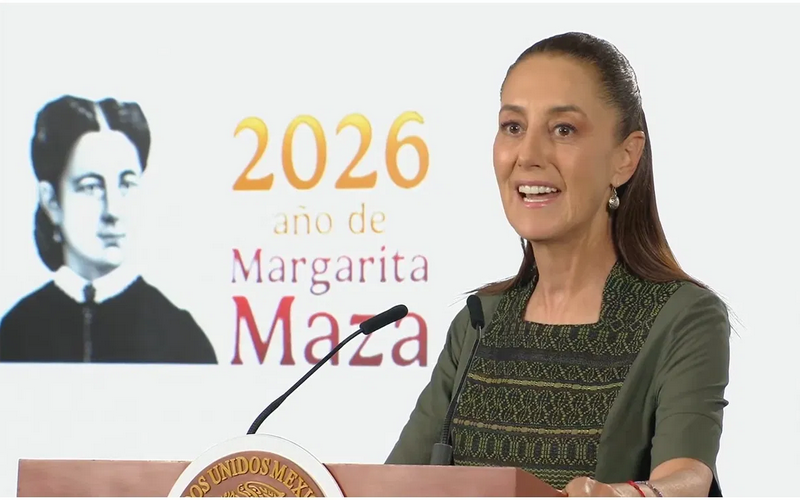 Sheinbaum subraya en la mañanera que al adversario de México nunca le irá bien