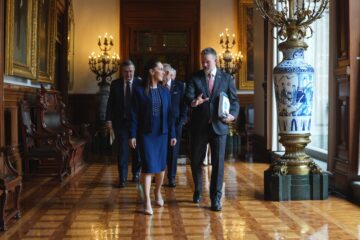 ¡Sheinbaum recibe a Greer en Palacio Nacional con firmeza soberana rumbo a la revisión del T-MEC!