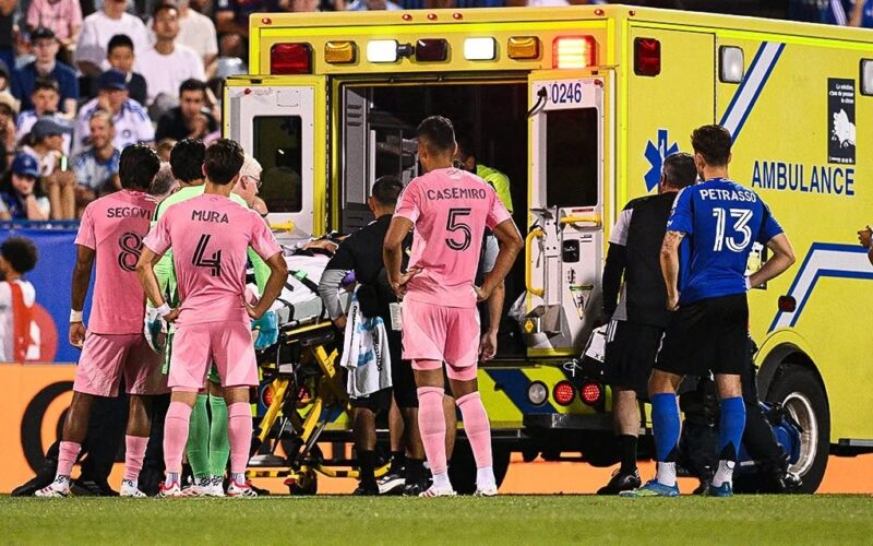 Germán Berterame, atacante del Tri, sufre brutal golpe y sale del campo en ambulancia durante partido de la MLS