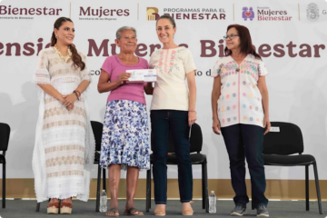 Sheinbaum destaca la pensión universal como herencia de AMLO y asegura que se entrega sin condiciones partidistas en Guerrero