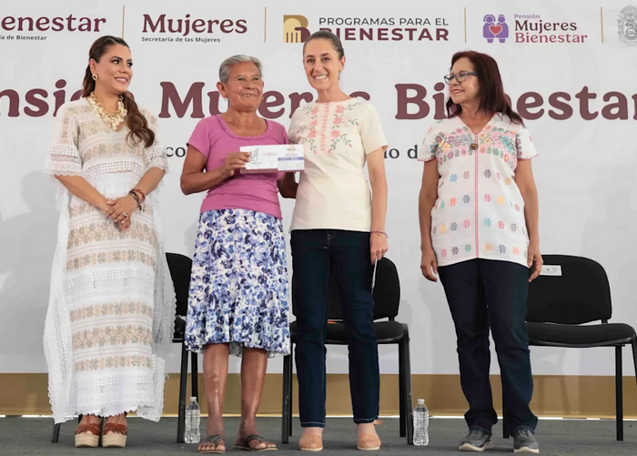 Sheinbaum destaca la pensión universal como herencia de AMLO y asegura que se entrega sin condiciones partidistas en Guerrero