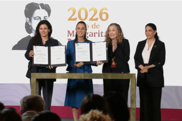 Sheinbaum firma ley contra feminicidio y se reunirá con presidente de Panamá en la Mañanera