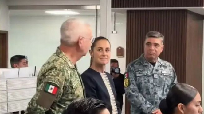 Sheinbaum resalta labor de la Guardia Nacional en visita a su Comandancia