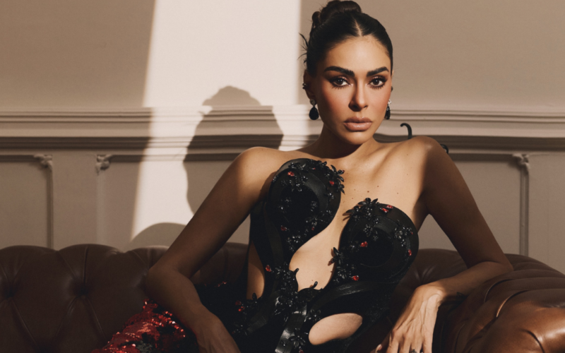 Galilea Montijo destaca con diseño de Roberto de la Nuva en gala de eliminación de La Casa de los Famosos México