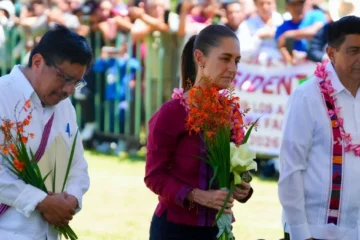 Claudia Sheinbaum garantiza continuidad de obras carreteras en la Mixteca con inversión de casi 4,900 millones de pesos