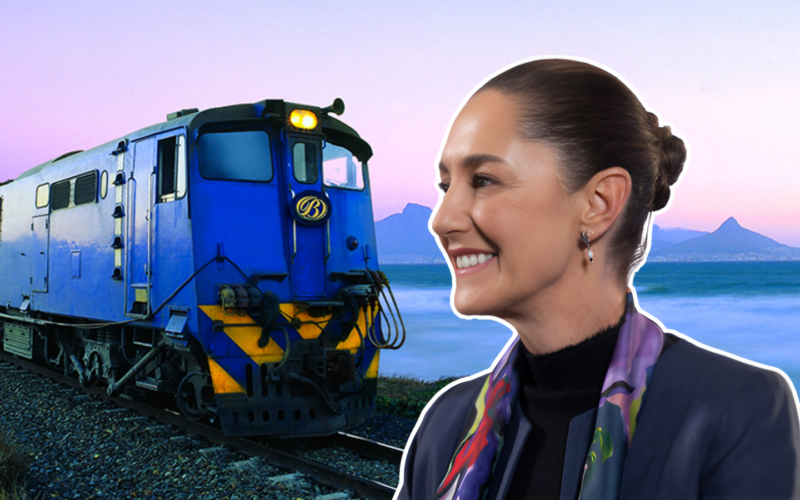 Sheinbaum devuelve al pueblo el sistema ferroviario que el PRI destruyó en los 90, con 3 mil kilómetros de vías férreas rescatadas.