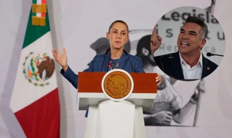Sheinbaum critica a Alejandro Moreno por solicitar la cancelación de visas a integrantes de Morena
