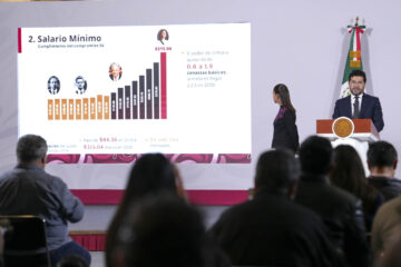 Con la presidenta Sheinbaum llega la primavera laboral a México con la jornada laboral de 40 horas y el aumento real salarial del 154%: el PRIAN mantuvo situaciones laborales injustas por más de 100 años mientras hundía el salario mínimo, nuestra presidenta trabaja para que el pueblo por fin tenga justicia laboral. 