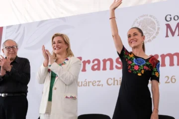Claudia Sheinbaum y la gobernadora de Chihuahua acuerdan trabajo conjunto en seguridad