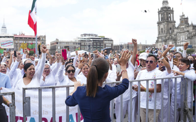 Claudia Sheinbaum encara tercer año de gobierno con retos electorales y de seguridad