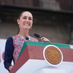Claudia Sheinbaum defiende la soberanía nacional frente a presiones externas en el Zócalo