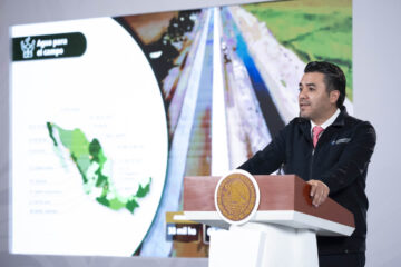 Conagua reporta avances en infraestructura y saneamiento de ríos durante la conferencia matutina de la presidenta