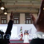 Claudia Sheinbaum sostiene diálogo con medios de comunicación desde Palacio Nacional
