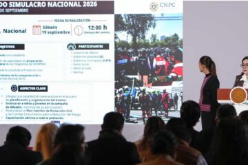 Este sábado 19 de septiembre se llevará a cabo el Simulacro Nacional a las 12:00 horas