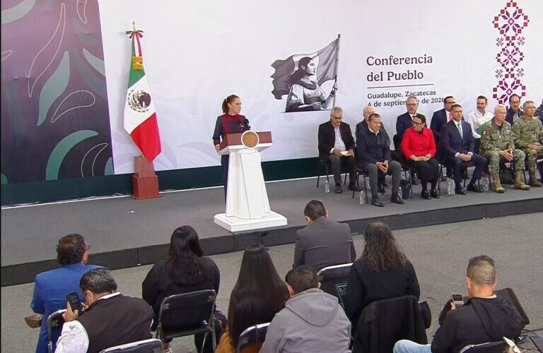 Estrategia de seguridad de Sheinbaum logra reducción histórica de homicidios en Zacatecas