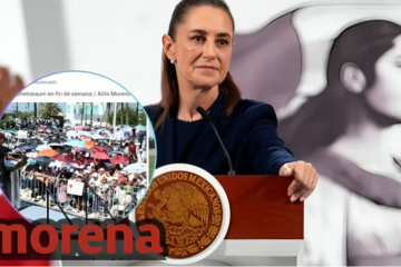 Morena critica a Alito Moreno al comparar su gira de trabajo con sus videos jugando golf
