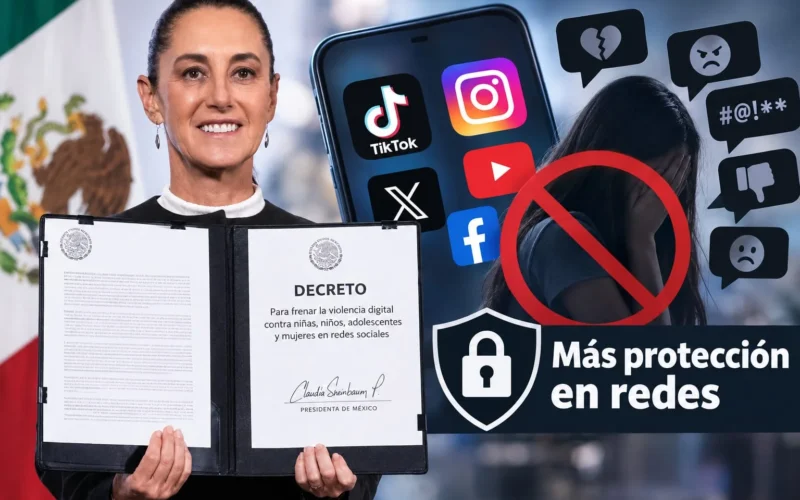 Claudia Sheinbaum formaliza decreto para combatir la violencia digital y proteger la salud mental de menores