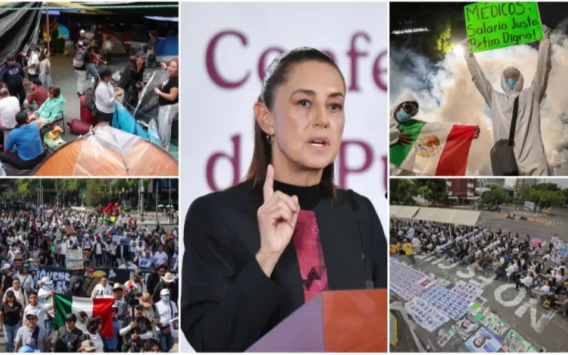 Claudia Sheinbaum mantiene alta popularidad con 70% de aprobación pese a demandas de diversos sectores