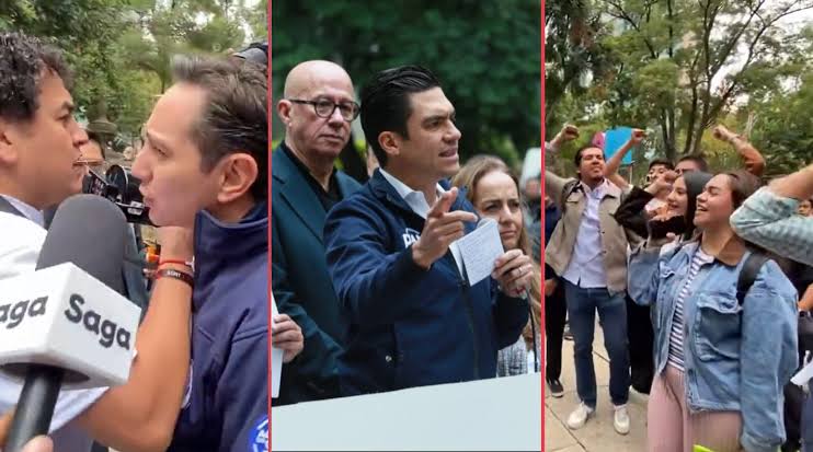 Sheinbaum critica actitud de panistas tras ser rechazados en protesta de trabajadores del IMSS