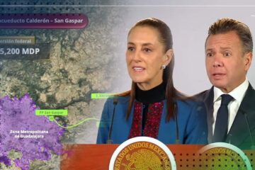 La presidenta Sheinbaum soluciona con 14 mdp federales el problema de agua que Pablo Lemus no supo atender y evita 56 mil millones de deuda que MC le iba a cargar al pueblo de Jalisco con la privatización que tenían planeada